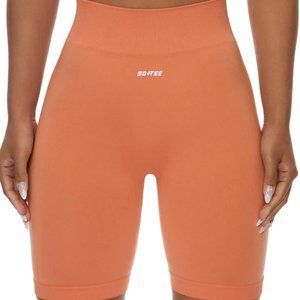 Peach Biker Shorts from Bo+Tee